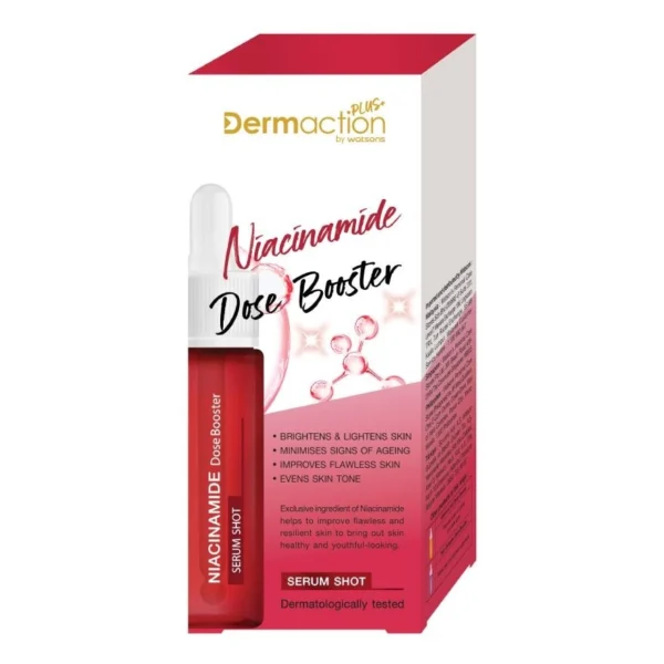 Dermaction Plus by Watsons Niacinamide Dose Booster Serum Shot 17 ml. Оригинал