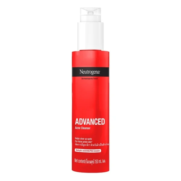 Neutrogena Advanced Acne Cleanser 150 Ml. จัดการปัญหาสิว ผิวเป็นสิวง่าย Оригинал