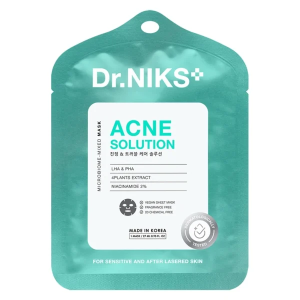 Dr.NIKS Microbiome-Mixed Mask Acne Solution 1'S Оригинал