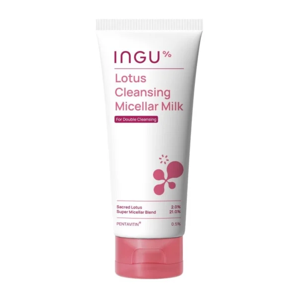 INGU Lotus Cleansing Micellar Milk 100 ml. For removing makeup and cleaning face Оригинал