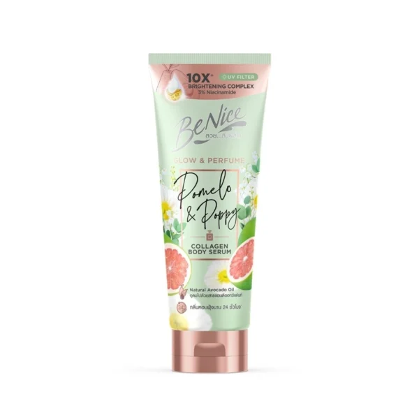 Benice Body Serum Glow Perfume Pomelo Poppy Collagen 170 Ml. Оригинал
