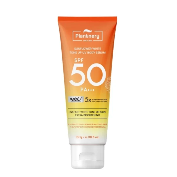 Plantnery Sunflower Tone Up UV Body Serum SPF 50 PA+++ 180 g. Оригинал