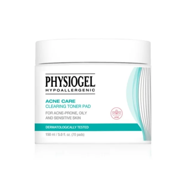 Physiogel Acne Care Clearing Toner Pads 150 ml. (70 Pads) Оригинал