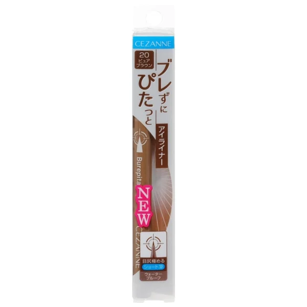 Cezanne Burepita Eye Liner 0.67g. 20 Pure Brown Оригинал