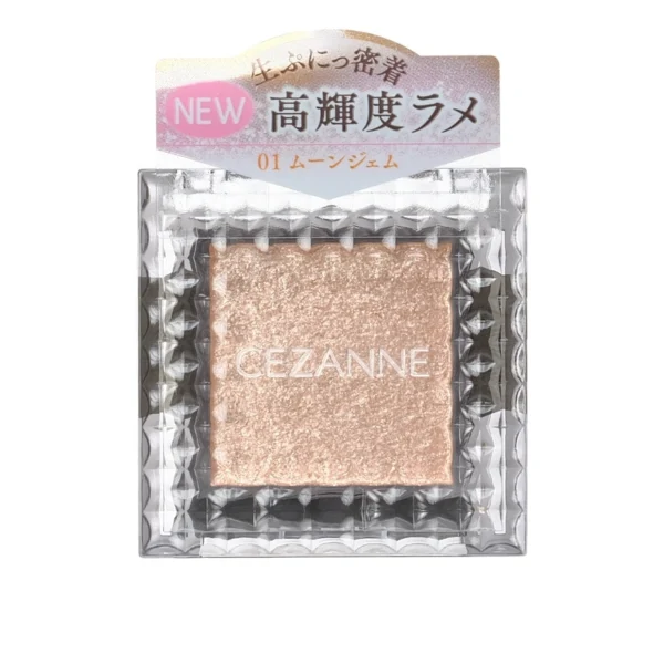 Cezanne Single Shiny Eyeshadow 1.6g. 01 Moon Gem Оригинал