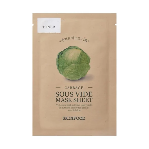Skinfood Mask Sheet Cabbage Sous Vide 1'S Оригинал