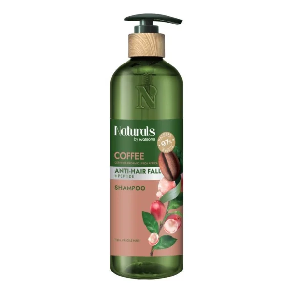 Naturals By Watsons Coffee Anti-Hair fall Shampoo 490ml Оригинал