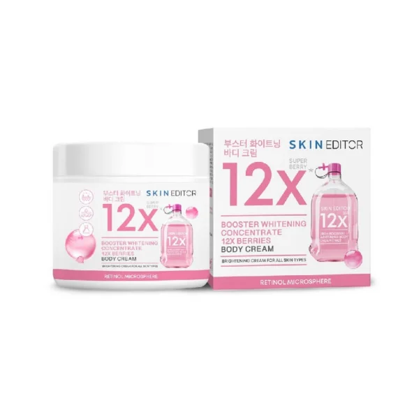 Skin Editor Booster Whitening Concentrate 12X Berries Cream 200ml. Оригинал
