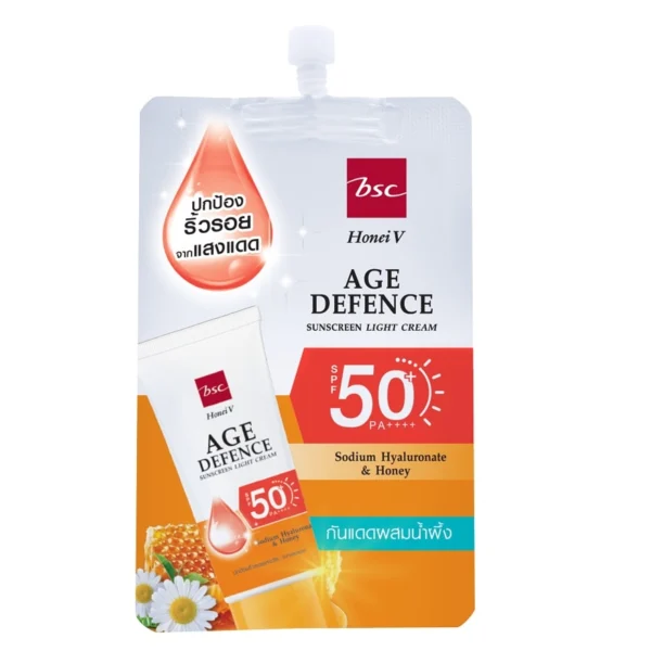 Honei V Bsc Age Defence Sunscreen Light Cream SPF50+PA++++ 8g. Оригинал