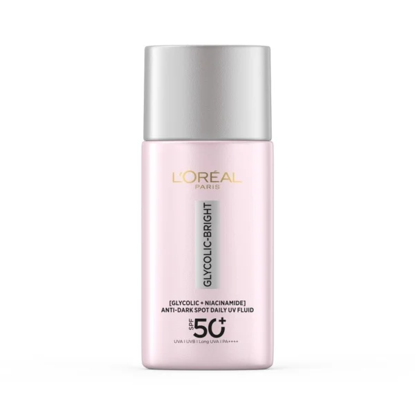 L'Oreal Paris UV Fluid Glycolic-Bright Anti-Dark Spot Daily SPF 50+ 50 Ml. Оригинал