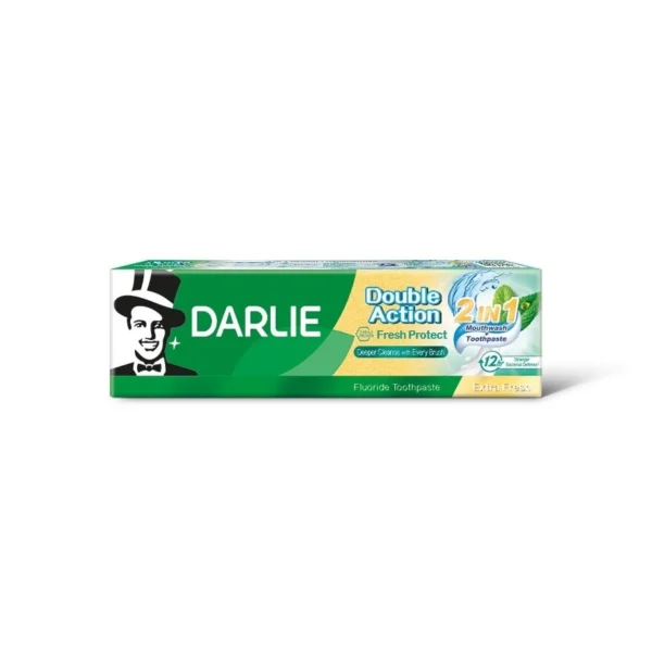 Darlie Mouthwash+Toothpaste Double Action Fresh Protect 2in1 100 G. Оригинал