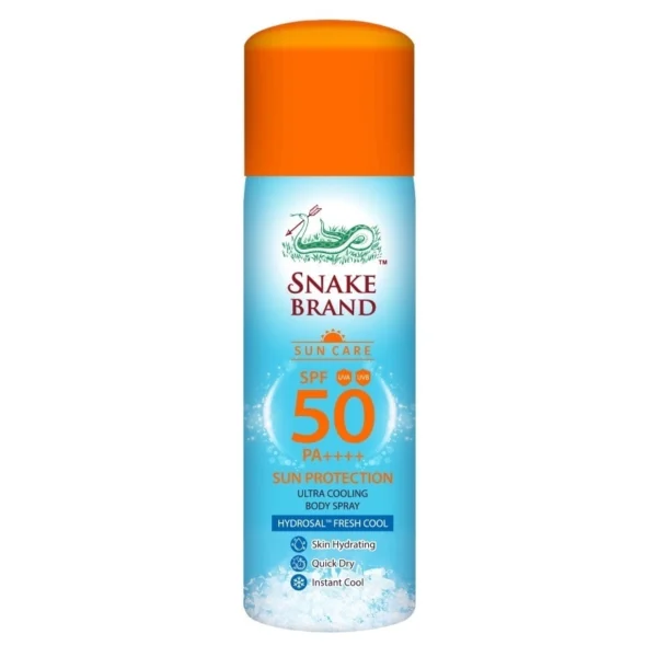 Snake Brand Sun Care Sun Protection Ultra Cooling Body Spray SPF50 PA++++ 30 Ml. Оригинал
