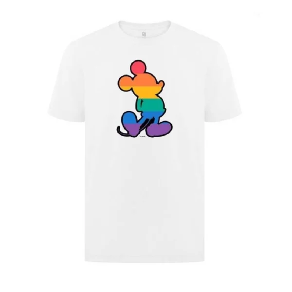 GQ Disney T-Shirt Pride Month White Size L Оригинал