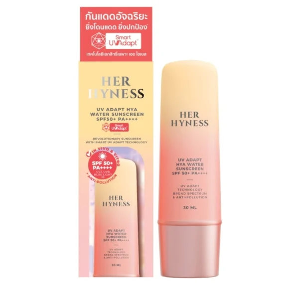 Her Hyness UV Adapt Hya Water Sunscreen SPF50+ PA++++ 30ml. Оригинал