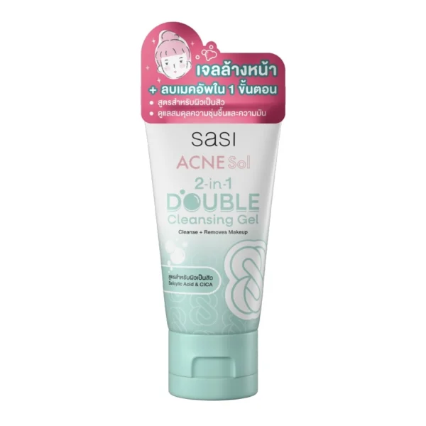Sasi Acne Sol 2 In 1 Double Cleansing Gel 50ml. Оригинал