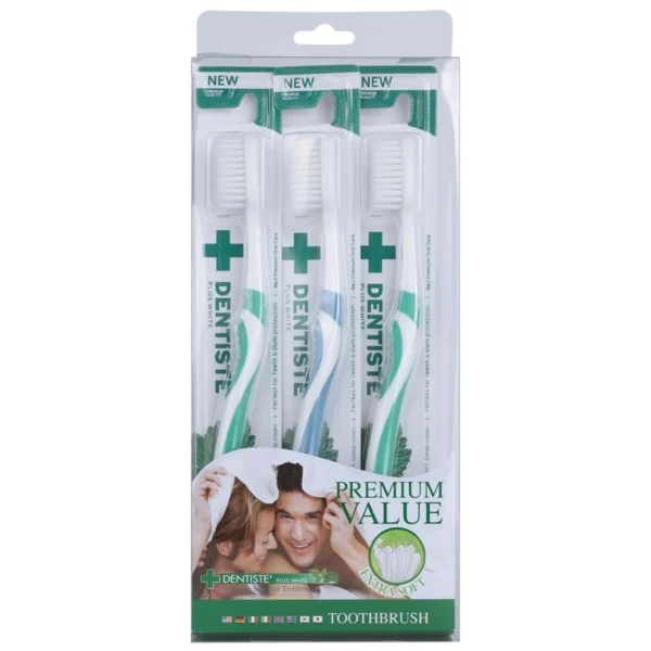 Dentiste Toothbrush Italy Pack 3'S (Mix Color) Оригинал