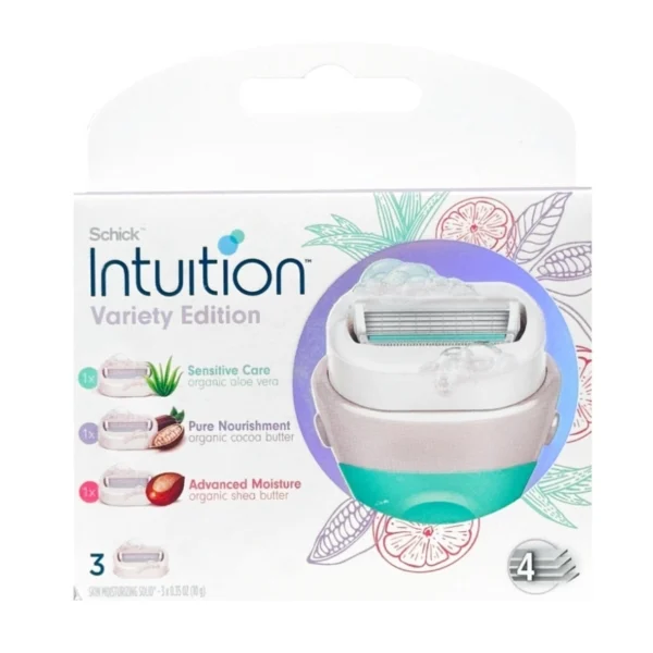 Schick Intuition Variety Edition Blades 3'S Refill Оригинал