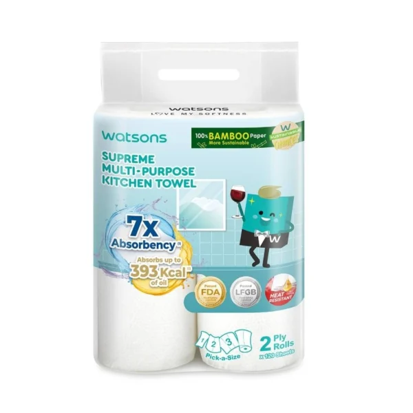 Watsons Supreme Multi-Purpose Kitchen Towel 2 Rolls Оригинал