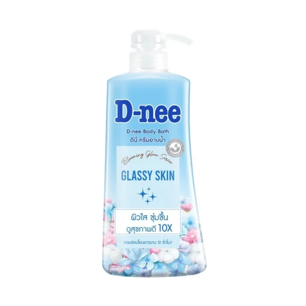D-nee Body BathGlassy Skin 450 Ml. ครีมอาบน้ำ ผิวใส ชุ่มชื้น ดูสุขภาพดี Оригинал