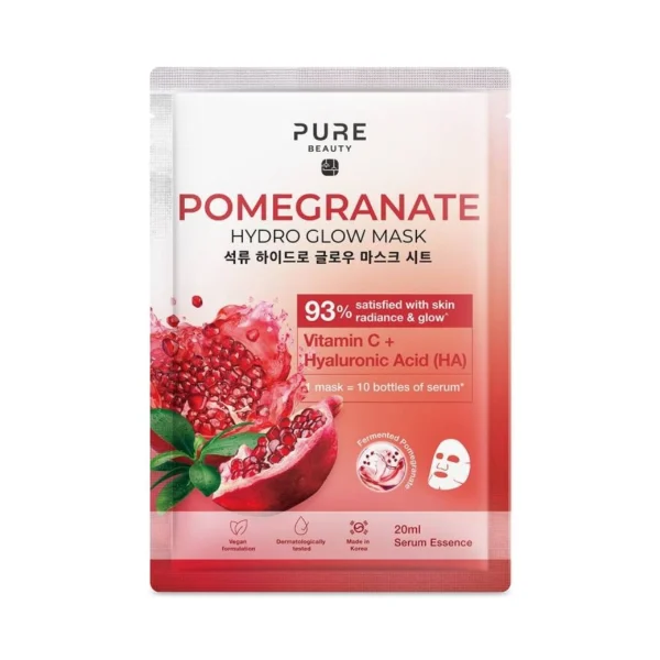 Pure Beauty Pomegranate Hydro Glow Mask  1 sheet. Оригинал