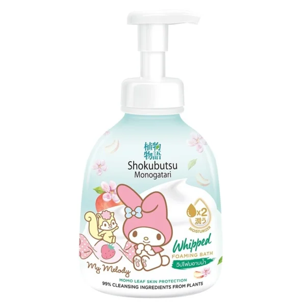 Shokubutsu Monogatari Whipped Foamimg Bath Momo Leaf 450 Ml. Оригинал