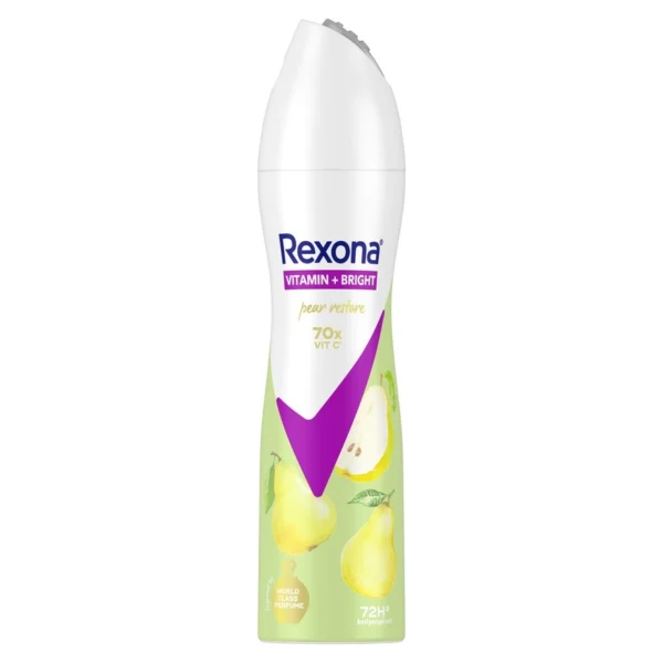 Rexona Spray Vitamin + Bright Pear Restore Antiperspirant 135 Ml. Оригинал