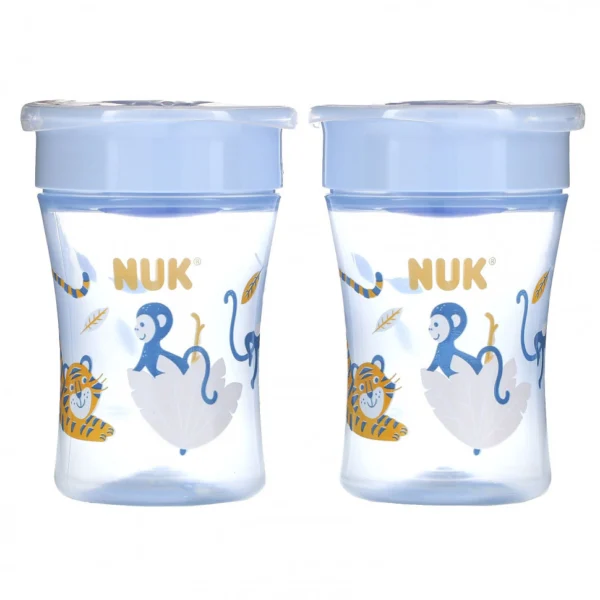 NUK, Evolution 360 Cup, от 8 месяцев, 2 стакана, 240 мл (8 унций)
