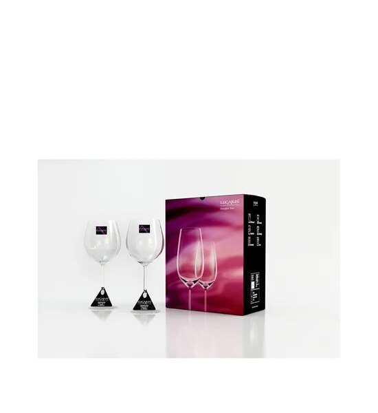 LUCARIS Red Wine Glass Shanghai Soul Burgundy Transparent Оригинал