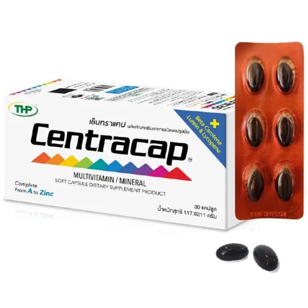 Комплекс из витаминов и минералов Centracap THP 30 капсул