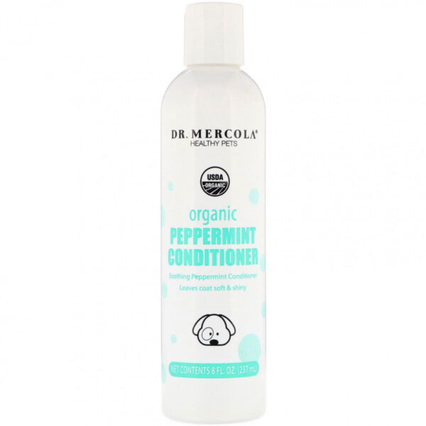 Dr. Mercola, Healthy Pets, Organic Peppermint Conditioner for Dogs, 8 fl oz (237 ml)