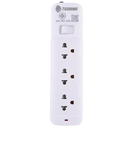 TOSHINO Powerstrip SO 3 Sockets 5 m. White Оригинал