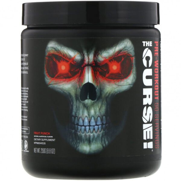 JNX Sports, The Curse, предтренировочная добавка, фруктовый пунш, 250 г