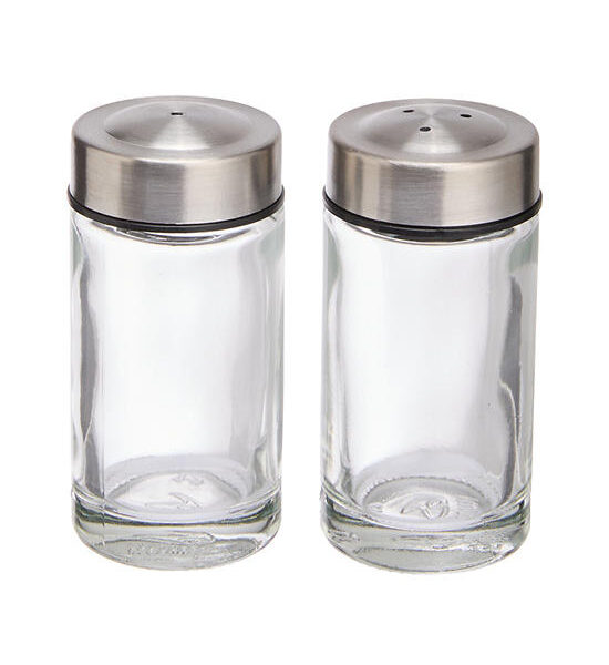 CUIZIMATE Salt & Pepper Shaker Set 2 pcs Stainless Steel Lid 50 mL Оригинал
