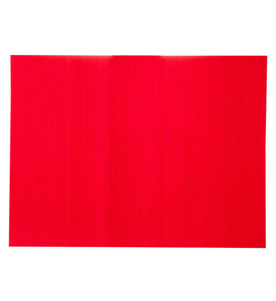 PLANGO Corrugate Plastic 5 mm. 49x65 cm. Red Оригинал