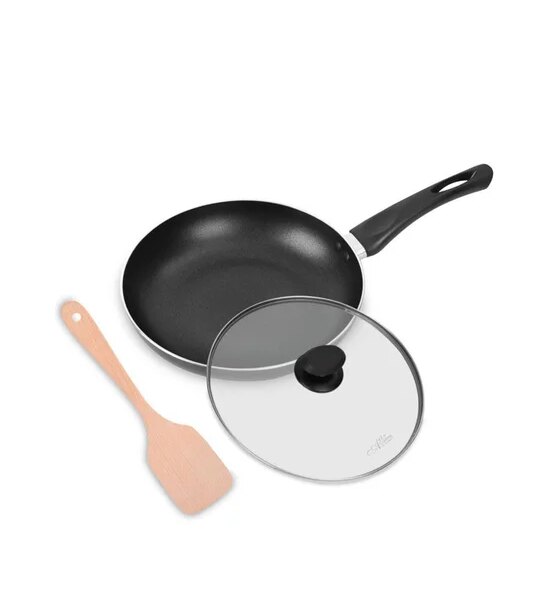 ZEBRA Frying Pan Set Silk Print Logo 28 cm 1746410 Platinum Оригинал