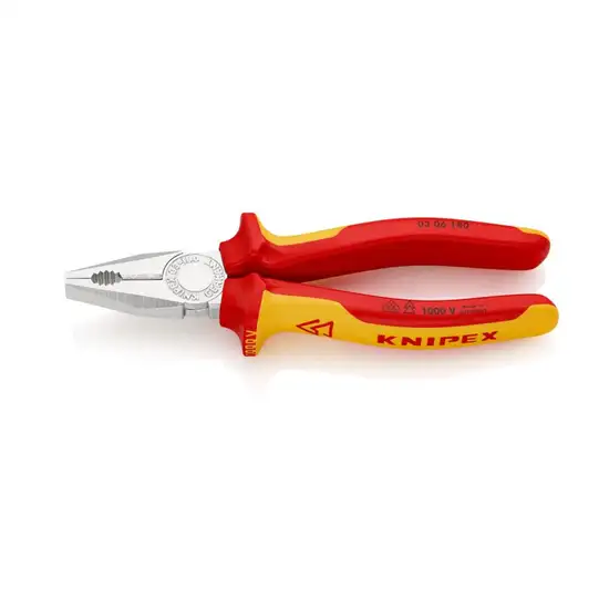KNIPEX Combination Pliers VDE - 180 mm model.0306180 Multicolor Оригинал