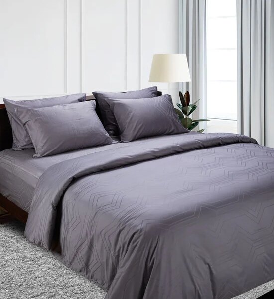 ESQUIRE Bed Sheet Set Jacquard Cotton Satin Collection Elements 3 pcs Оригинал