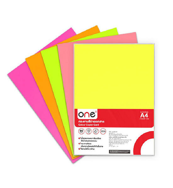 @ONE Colour Copier Paper 18 Reflective Yellow (100Sheets) Оригинал