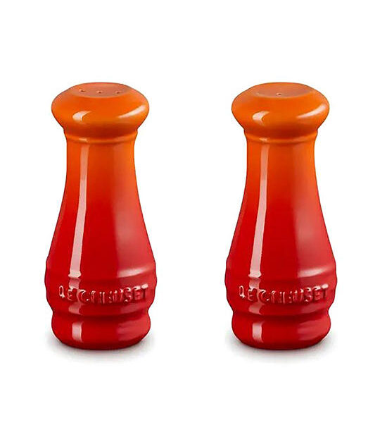 LE CREUSET Salt & Pepper Shakers 4C Box 110 mL Flame Оригинал