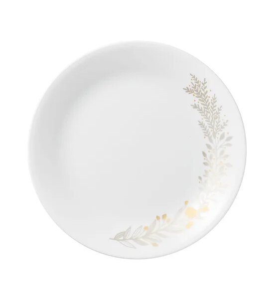CORELLE Luncheon Plate Silver Crown 21 cm White Оригинал