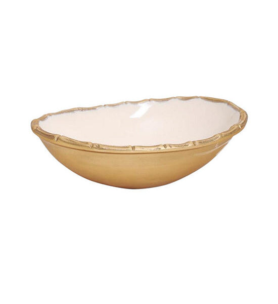 CHIC REPUBLIC Gold/Cream Oval Tray RAIMOND Оригинал