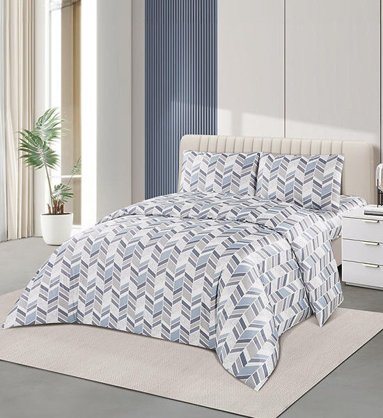 ESQUIRE Fitted Sheet Set Print Bamboo Coolplus Collection 3 Pcs Vale Оригинал