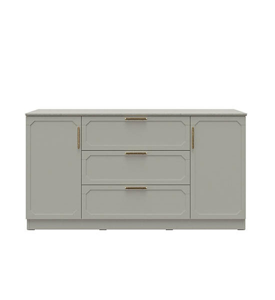LIVING SOLUTIONS BY SB QUINN storage cabinet size 150 cm. Light Grey color (Depth 35 cm.) Оригинал