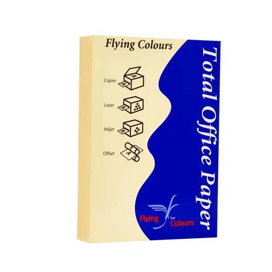 Flying Colour Copier Paper #10 A4 80gsm. Yellow (500Sheets) Оригинал