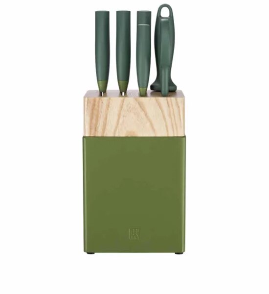 ZWILLING Knife Block Set N54370007 7Pcs. Green Оригинал