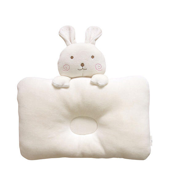 JOHN N TREE ORGANIC Baby Peekaboo Bunny Protective Pillow Light Beige Оригинал