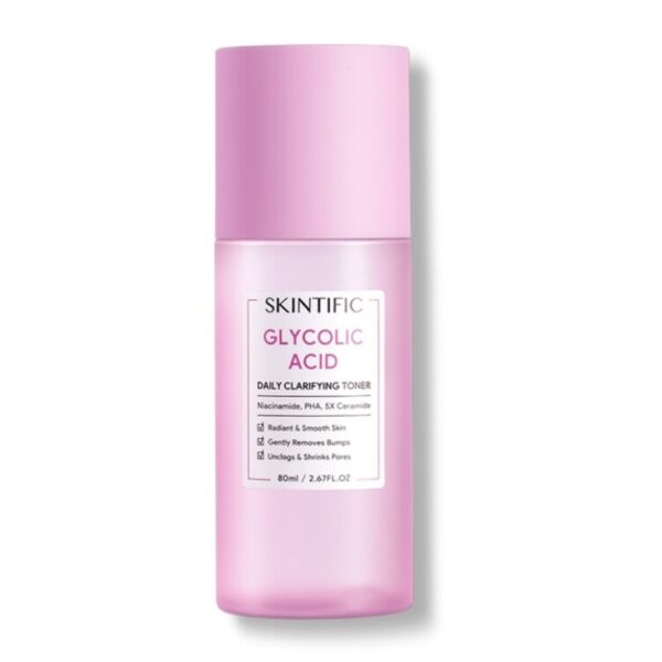 Skintific Glycolic Acid Daily Clarifying Toner 80 ml. Оригинал
