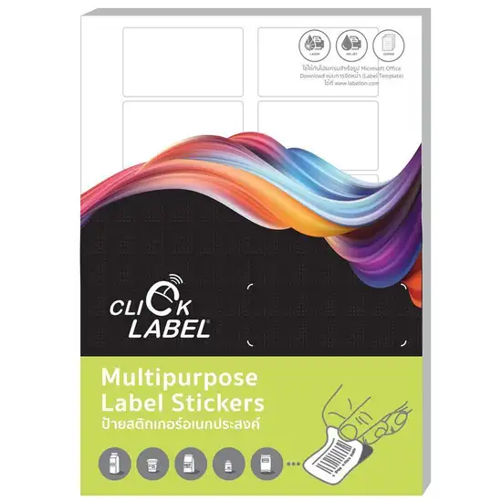 CLICK LABEL Inkjet Sticker 38x14mm. (5000Label/Pack) Оригинал
