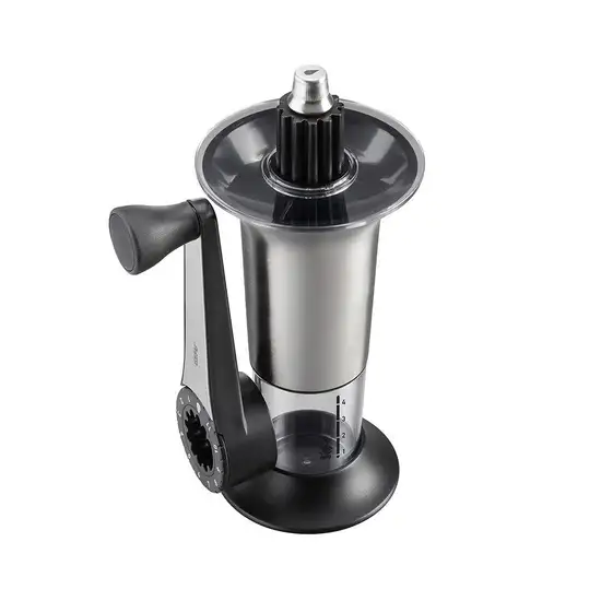 GEFU Coffee Grinder LORENZO model.16330 Clear, Silver Оригинал