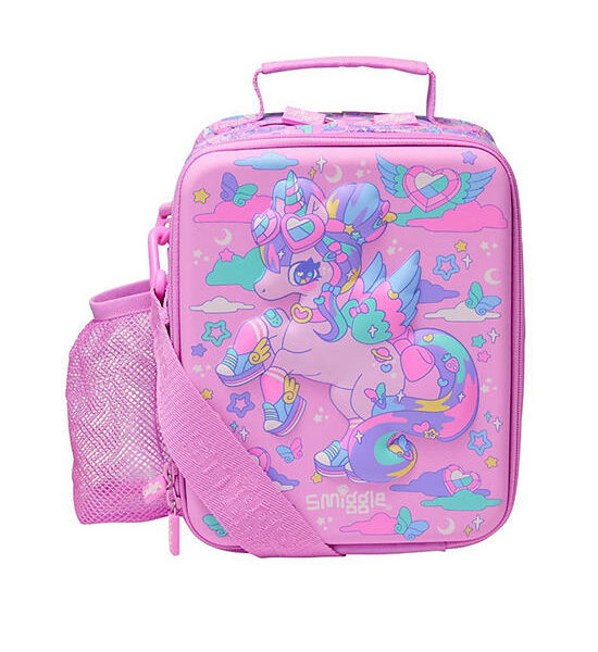 SMIGGLE Hardtop Lunchbox With Strap Trailblazer Pink Оригинал